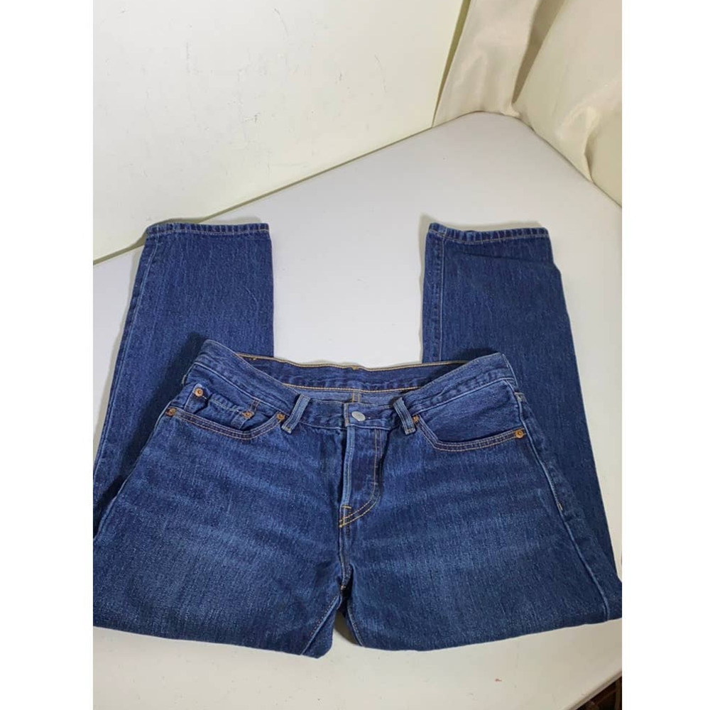 Levi’s 501CT cropped button- fly dark jeans W 31